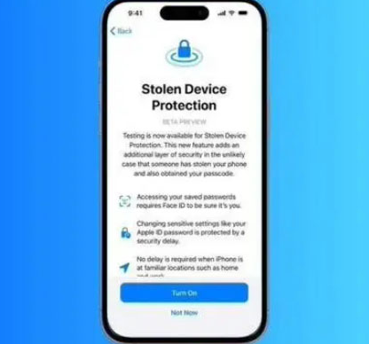 牙叉镇苹果授权维修店分享被盗设备保护功能开启方法 